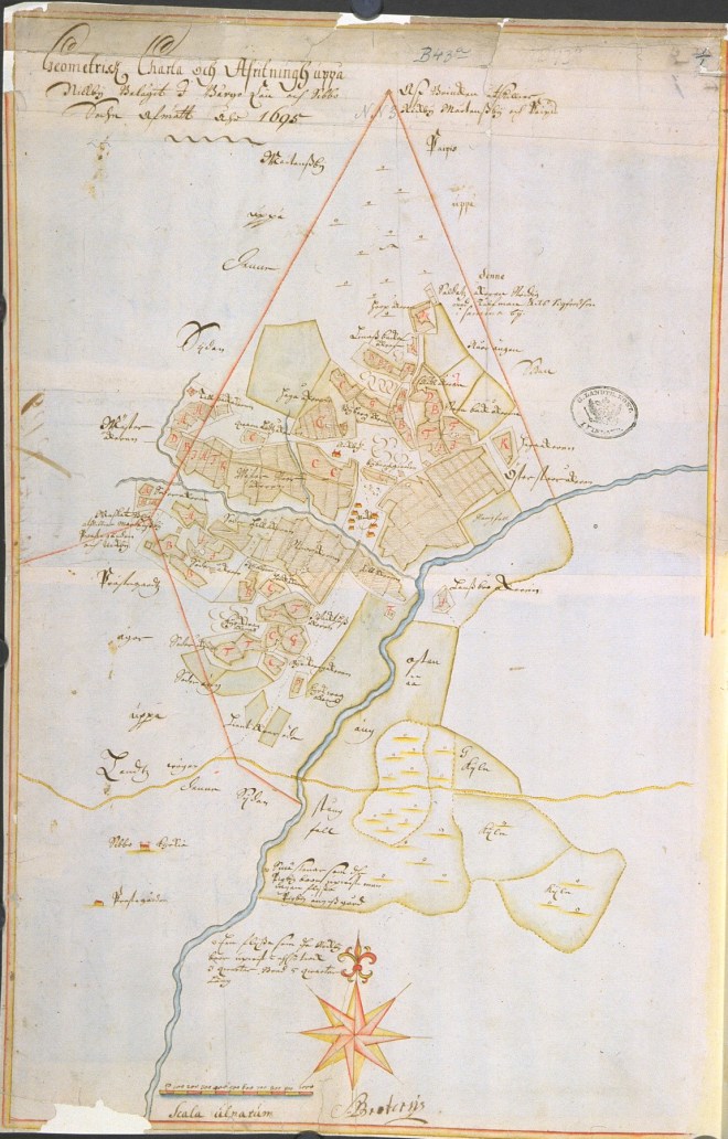 Nickby-karta fr. 1695